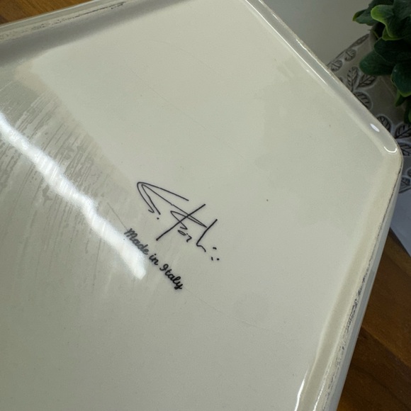 Large Vintage Cristina Fortini Italian Mid Century Fruit Vibrant Rectangular Pan - Picture 6 of 6